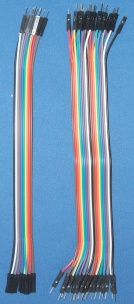 Image of GPIO Extension cables/leads (Jumper wires) 10x Female-Male & 20x Male-Male (20cm)