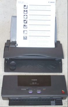 Image of Canon BJC50 + Sheet Feeder portable printer refurbished with black head