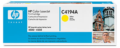 Image of HP LaserJet 4500/4550 Toner (Yellow) 6000 pages