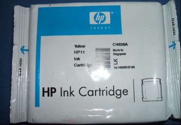 Image of HP No. 11 (C4838A) Yellow ink tank (No box) (Out of date?)