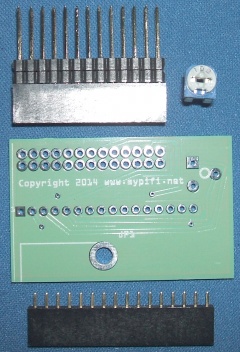 Image of GPIO 16x2 LCD adaptor kit