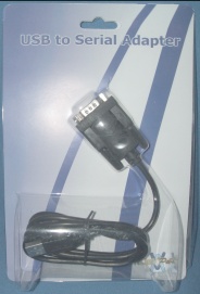 Image of USB to Serial (RS232 etc.) Cable/lead CH340 (HL340) (Retail boxed)