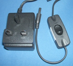 Image of Plug-in Regulated PSU 5V DC 2.5Amp UK plug with Switch for PandaBoard