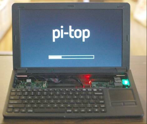 Image of pi-top v1 kit, Grey, including 1GB Raspberry Pi 2 or 3 Model B