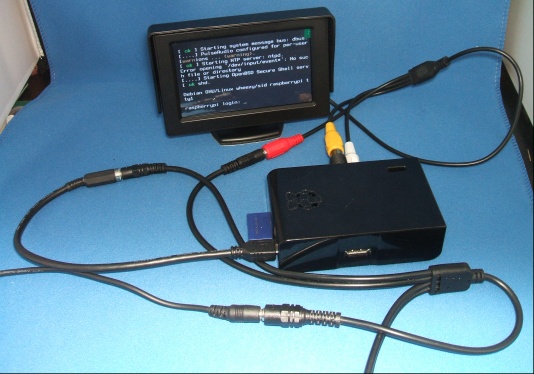 Image of 4.3" Widescreen Colour LCD Monitor (1V composite input) special 5V version (PSU not included)
