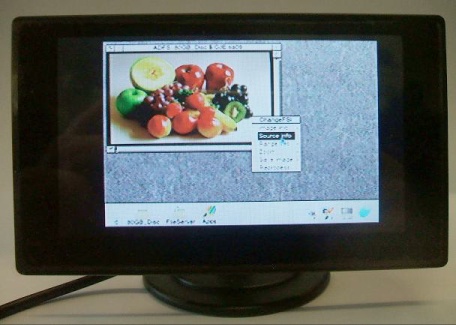 Image of 4.3" Widescreen Colour LCD Monitor (1V composite input) with 12V UK PSU