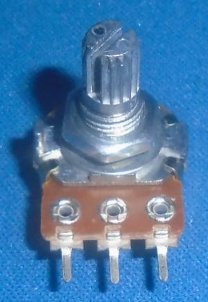 Image of 10K Linear Rotary Potentiometer with Knob as used on Microvitec Cub monitor