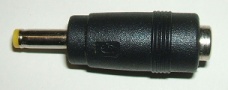 Image of 2.1mm DC (Type M) to 1.7mm DC power barrel adaptor