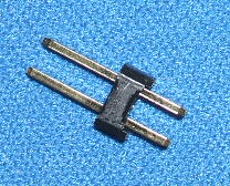 Image of 2way (2x1) Pin Header (Male) Suitable for Raspberry Pi 1 Rev2 P6, Pi2, Pi3 Reset connector (Pack of 2)