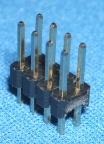 Image of 8way (2x4) Pin Header (Male) Suitable for Raspberry Pi 1 Rev2 (straight pins)