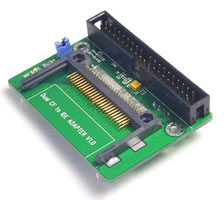 Image of CompactFlash to IDE adaptor (40way male IDE connector and power connector)