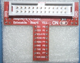 Image of GPIO to Breadboard 'T' adaptor board