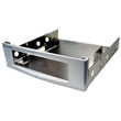Image of Mounting tray/brackets 3.5" cut out in 5.25" bay with fascia (Facia)