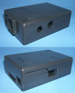 Image of Moulded Case/Enclosure for Raspberry Pi 1 (Black)