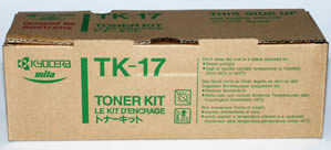 Image of Kyocera 1010 toner cartridge TK-17