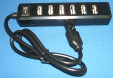 Image of 7 Port USB 2.0 Hub (bus powered)