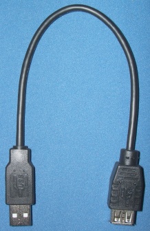 Image of USB2.0 A - A extension Cable/lead (Single pack), (0.25m)